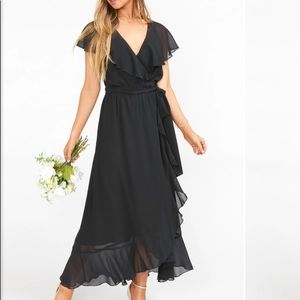 Show Me Your Mumu Jess Ruffle Midi Dress